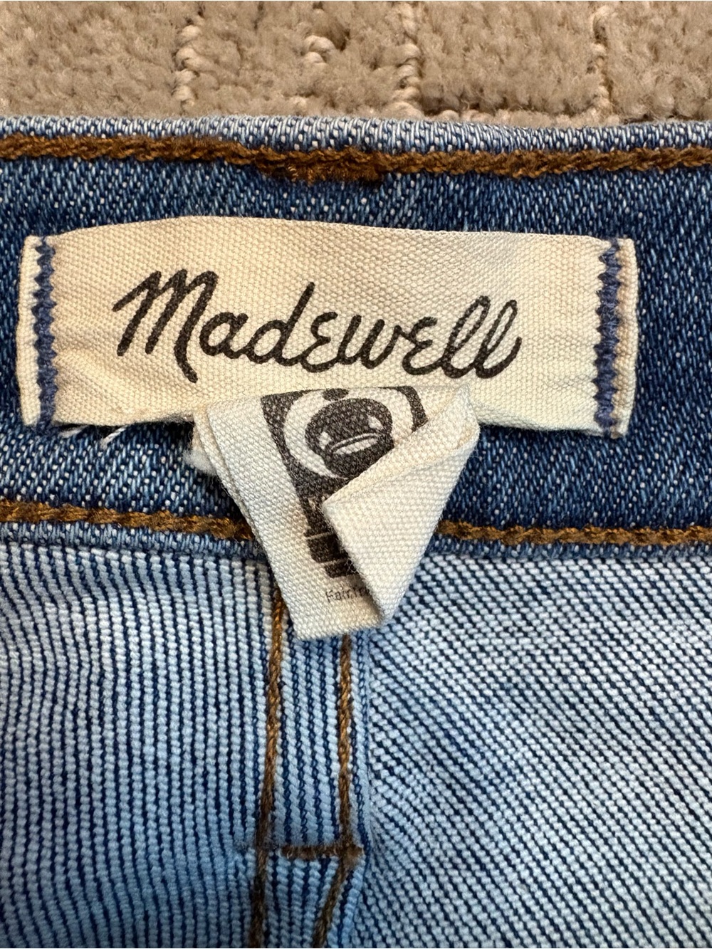 Madewell High-Rise Skinny Stretch Jeans in Indigo Wash Size 29 Tall - Picture 3 of 7